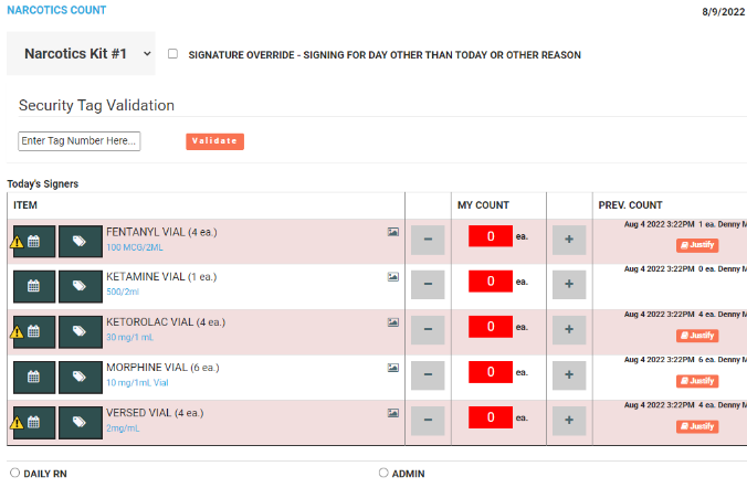 PhaRmLogs Narcotics Tracking Software